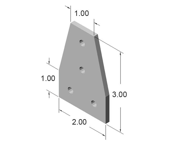 4 Hole T Joining Plate