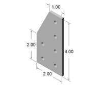 6 Hole 90 Degree Joining Plate