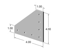 7 Hole 90 Degree Joining Plate