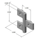 Aluminum Heavy Duty Hinge