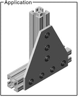 7 Hole T Joining Plate