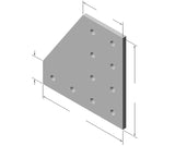 10 Hole 90 Degree Joining Plate