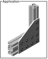 10 Hole 90 Degree Joining Plate
