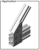6 Hole 45 Degree Joining Plate
