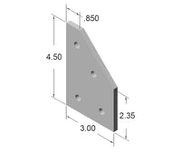 4 Hole 45 Degree Joining Plate