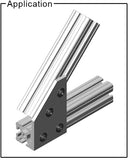 4 Hole 45 Degree Joining Plate