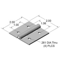 Aluminum Butt Hinge