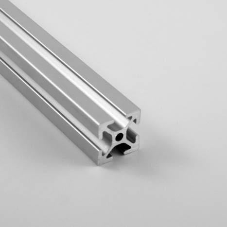 1.0" x 1.0" Smooth T-Slotted Aluminum Extrusion
