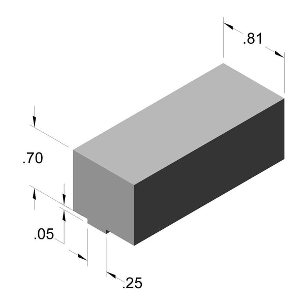 10 Series Panel Mount Block Profile Stock