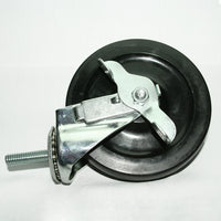 13CA8101 5" Threaded Stem Caster with Brake side