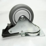 13CA8113 3.5" Swivel Caster with Brake side