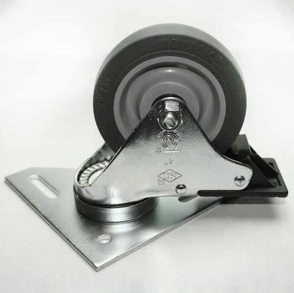 13CA8118 4" Triangle Top Plate Caster with Brake