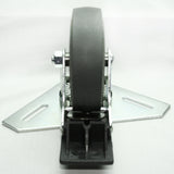 13CA8118 4" Triangle Top Plate Caster with Brake wheel view