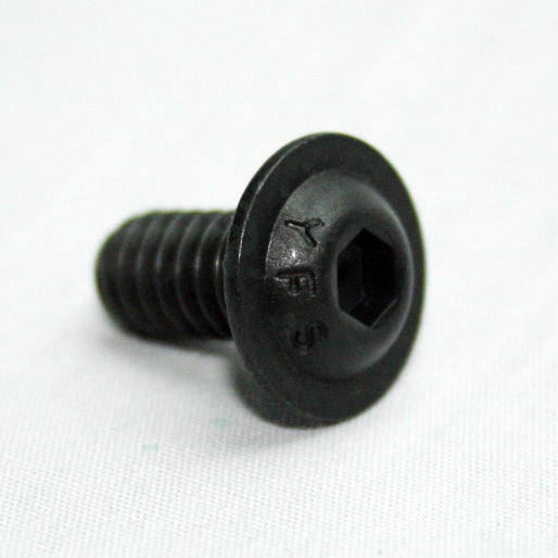 1/4-20 x 1/2 Flanged Button Head Screw - Zinc Black Plated