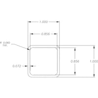 1.0" x 1.0" Square Faz-Tube