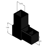 1" 90° Connector