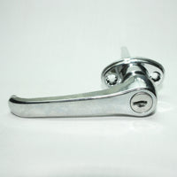 Chrome 360° Rotation Locking Door Handle front