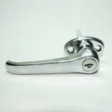 Chrome 360° Rotation Locking Door Handle front