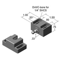 Ball Latch Catch w/ Bracket