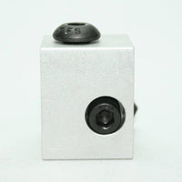 Aluminum Panel Mount Block front
