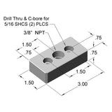 3/8" NPT Pressure Manifold w/ Gasket