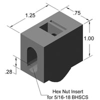 1/4 Turn Panel Mount Block