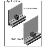 1/4 Turn Panel Mount Block - Metric