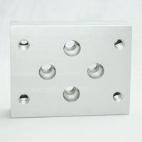 15BP2501 Flange Mount Caster Base Plate front