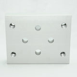 15BP2501 Flange Mount Caster Base Plate back