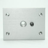 Flange Mount Caster Base Plate front