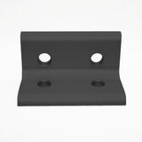 Black 4 Hole Inside Corner Bracket