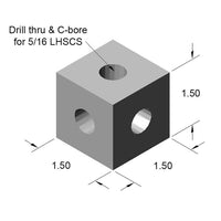 Square Tri-Corner Bracket