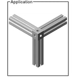 Square Tri-Corner Bracket