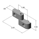 Plastic Right Lift-Off Hinge