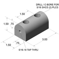 3" Universal Pivot Nub