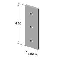 15JP4502 3 Hole Joining Strip dimensions