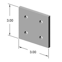 15JP4504 4 Hole Joining Plate dimensions