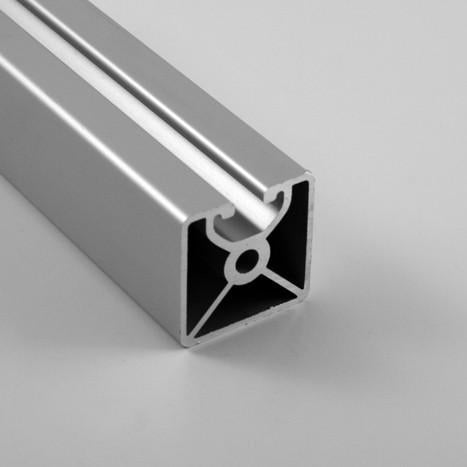 1.5" x 1.5" Lite Smooth Mono-Slot Aluminum Extrusion