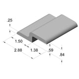 15 Series Aluminum Mesh Retainer Angle
