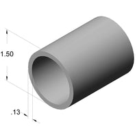 1.5" Aluminum Tube w/ 1.25" Wall