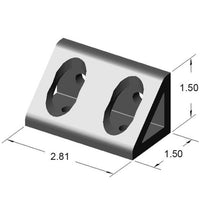 4 Hole Inside Gusset Corner Bracket