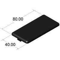 40mm x 80mm End Cap